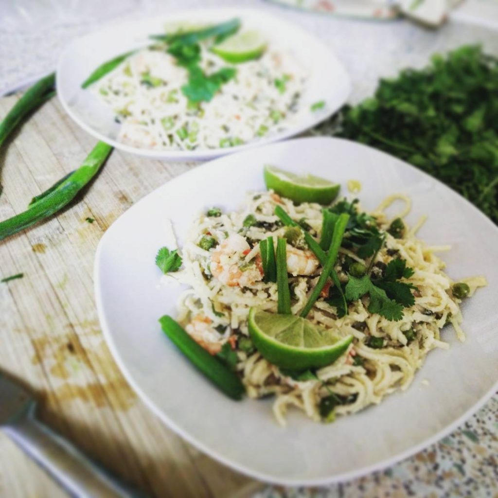 Thai prawn noodles recipe