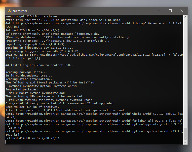 Install VPN Server on Raspberry Pi
