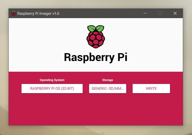 Raspberry Pi imager